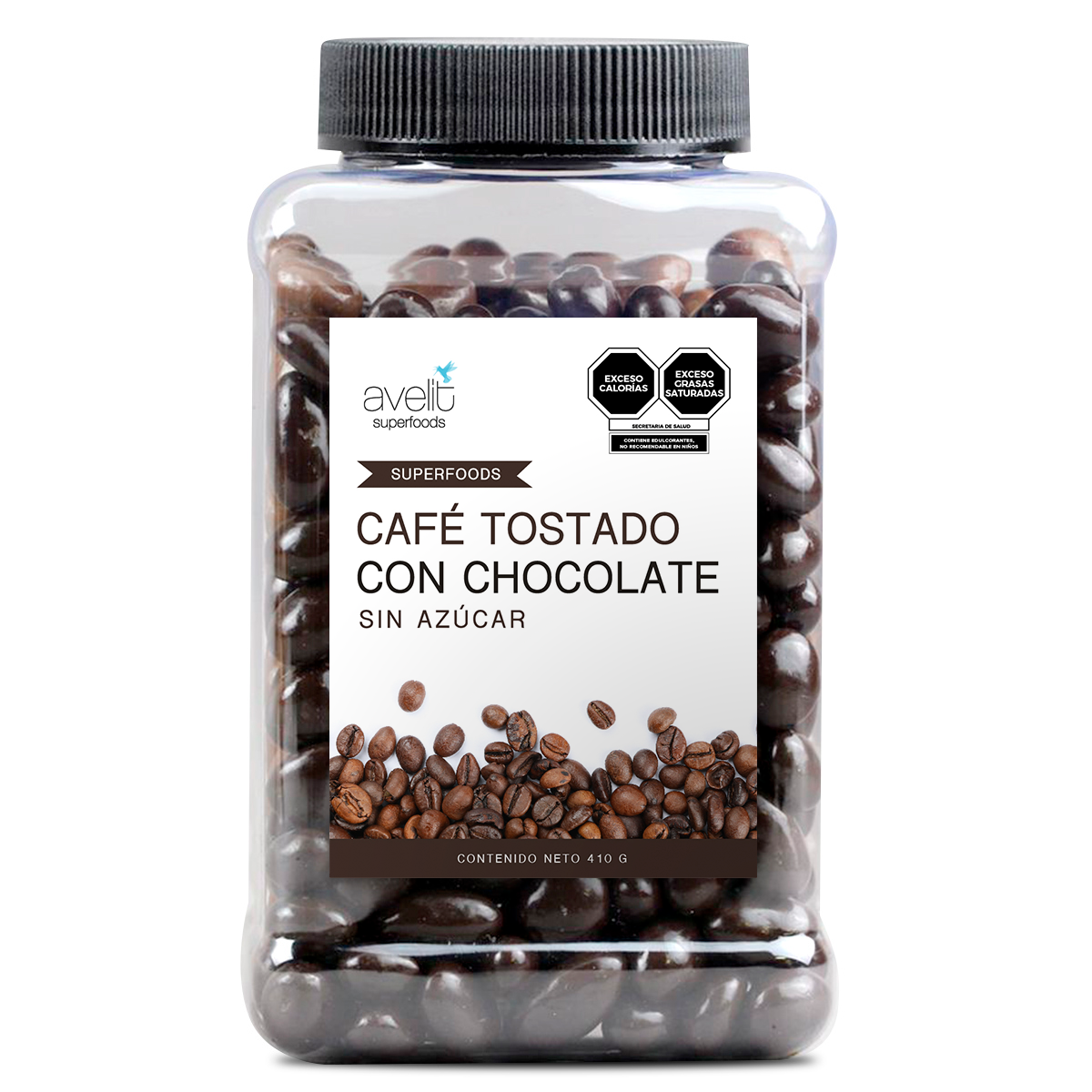 Café con chocolate sin azúcar 410g