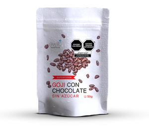 Snack goji con chocolate sin azúcar 50g