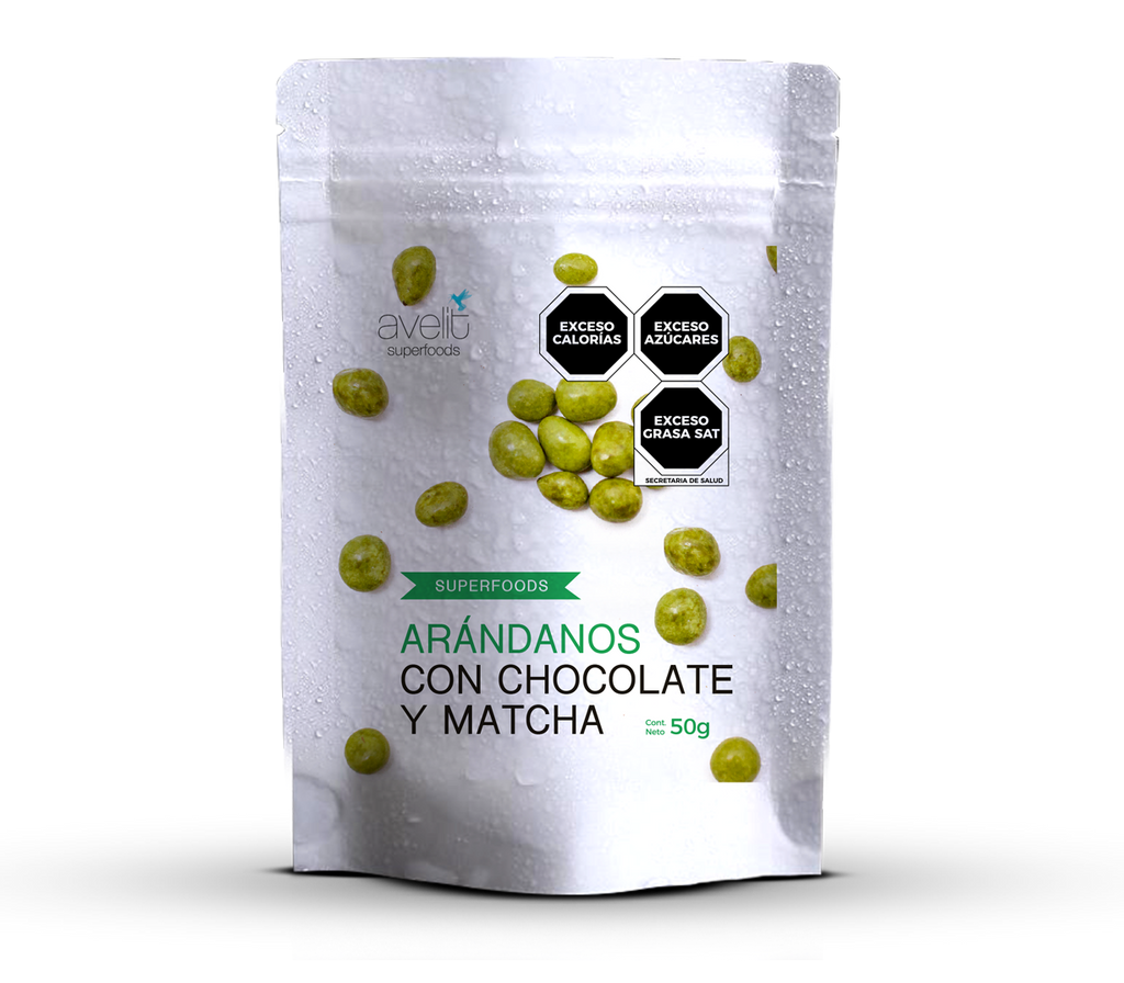 Snack arándano matcha chocolate 50g